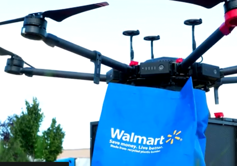 Walmart lanza un plan piloto para entregas mediante drones