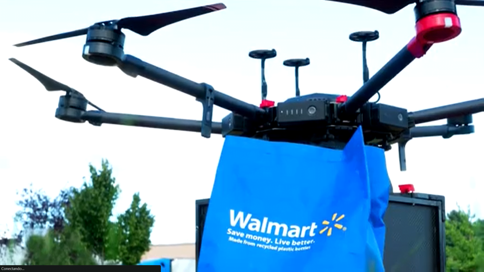 Walmart lanza un plan piloto para entregas mediante drones