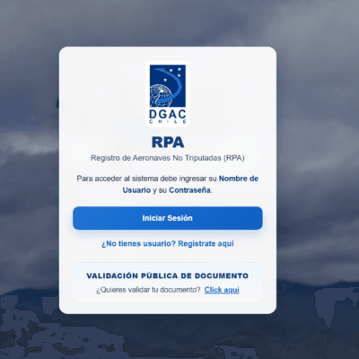 La DGAC habilita su nueva plataforma en línea para registrar drones (RPA)